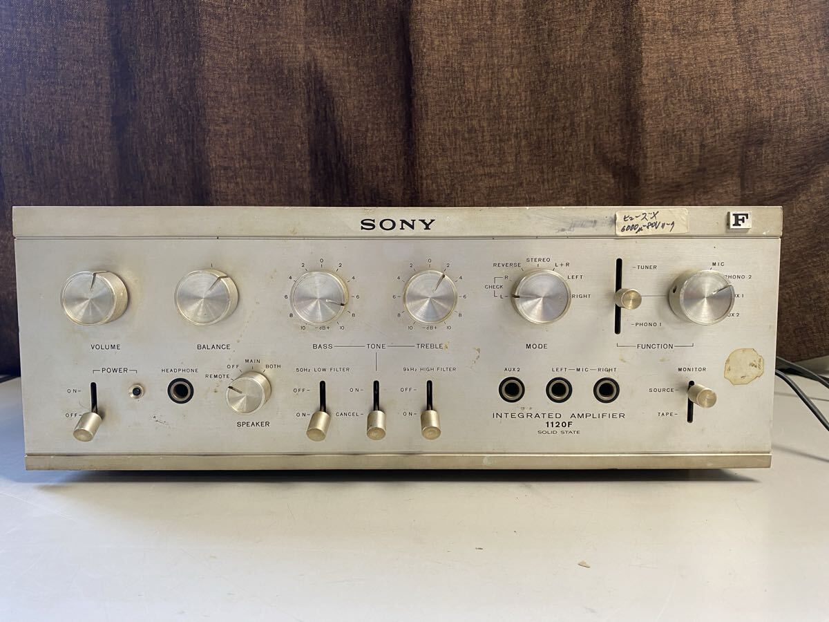 SONY 一体型ステレオアンプ TA-1120F ジャンク Yahoo!オークション -「ta-1120f」の落札相場・落札価格