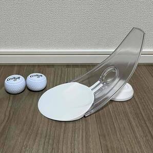見切り品 【訳あり】 パターカップ ゴルフ 練習 トレーニング パターマット 折りたたみ 収納 補助器具 室内 自宅 練習ボール2個付き