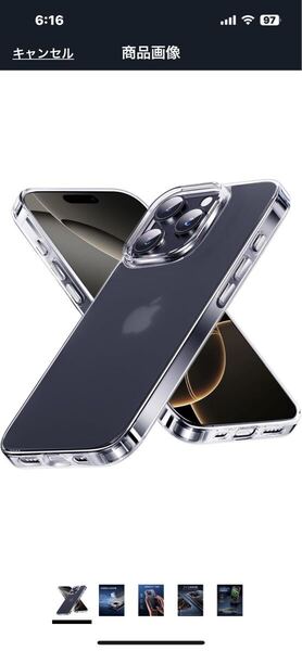 a577 iPhone 16 Pro 用 ケース マット 背面 強化ガラス 9H硬度 米軍MIL規格 SGS認証 耐衝撃 半透明 ワイヤレス充電対応 ストラップホール付