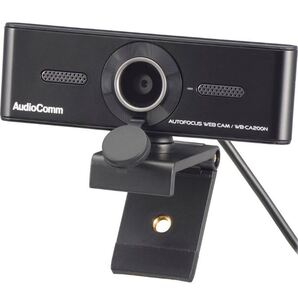 ◆送料無料◆新品◆AudioComm◆マイク搭載 WEBカメラ◆WB-CA200N◆03-1674◆即決◆