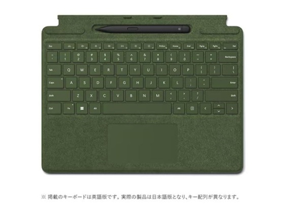 ◆新品保証付◆マイクロソフト 純正 Surface Pro スリムペン2付き Signatureキーボード 『フォレスト』 日本語キーボード配列◆8X6-00139◆