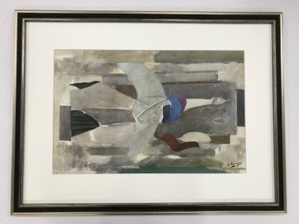 【特価】 ≪ ジョルジュ ブラック ≫ エリオグラビュール+リトグラフ【石版画】 X 1955年 VERVE GEORGES BRAQUE