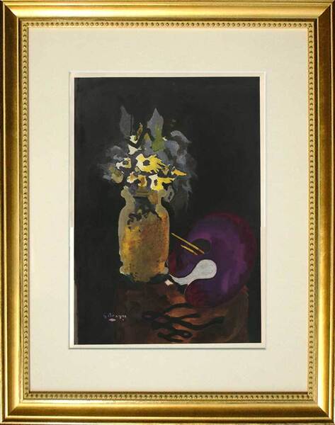【特価】 ≪ ジョルジュ ブラック ≫ エリオグラビュール+リトグラフ【石版画】 I 1955年 VERVE GEORGES BRAQUE
