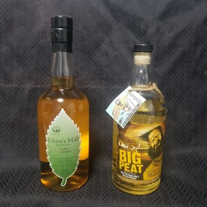 イチローズモルト Double Distilleries 未開封 とBIG PEAT オマケ