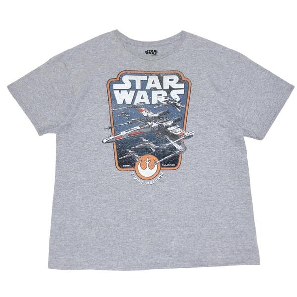 US古着 スターウォーズ 半袖Tシャツ X-WING ムービーT 夏物古着l41 XL相当