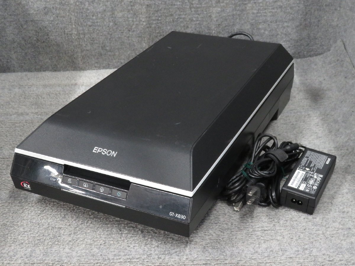 EPSON GT-X830 スキャナー 中古美品 フラットベッド フィルム対応 Yahoo!オークション -「gt-x830」の落札相場・落札価格