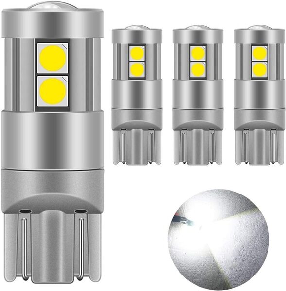『送料無料』T10 LED 爆光 キャンセラー 9個3030チップ12V-24V カー バイク ポジション ホワイト 4個 白 YO ランプ ライト