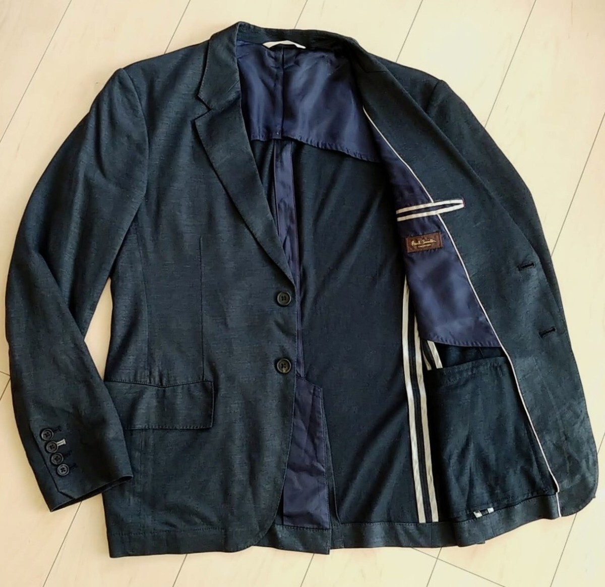 【美品】Paul Smithコレクション テーラードジャケット 麻・コットン 2025年最新】Yahoo!オークション -ポールスミス 麻 ジャケットの
