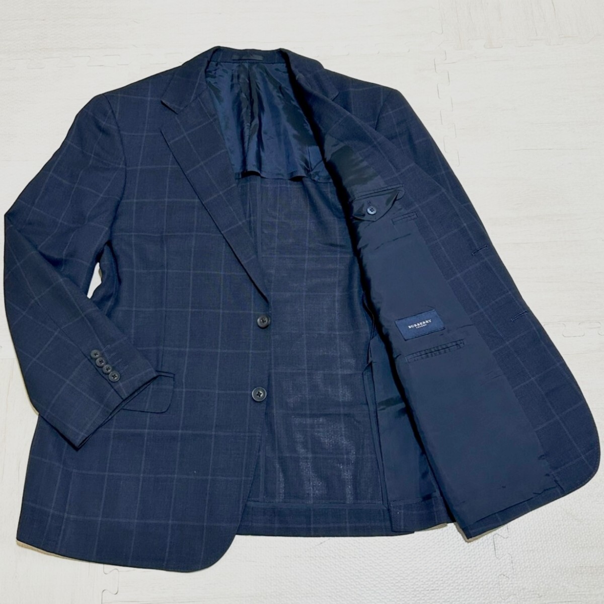 ☆美品■BURBERRY LONDON■綿ジャケット/ブレザー■ネイビー系■L☆ 2025年最新】Yahoo!オークション - BURBERRY(テーラード