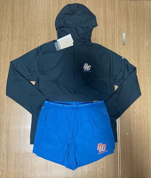 BRS ウィンドブレーカー & NIKE ショートパンツ 上下セット サイズS