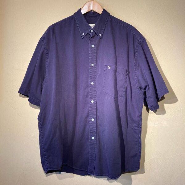 ★送料込み★ 90's ヴィンテージ 古着 EDDIE BAUER エディバウアー 白タグ 旧タグ 半袖シャツ アウトドア古着