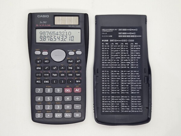 CASIO カシオ 関数電卓 fx-290 計算機 中古品