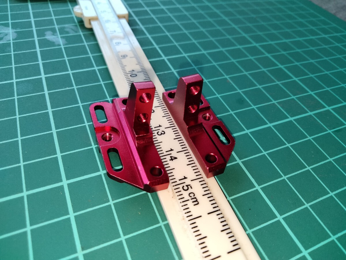 ★新品未使用★オーバードーズ overdoseアルミバッテリープレート 赤 アルミバッテリープレートセットType-2 (For GALMシリーズ