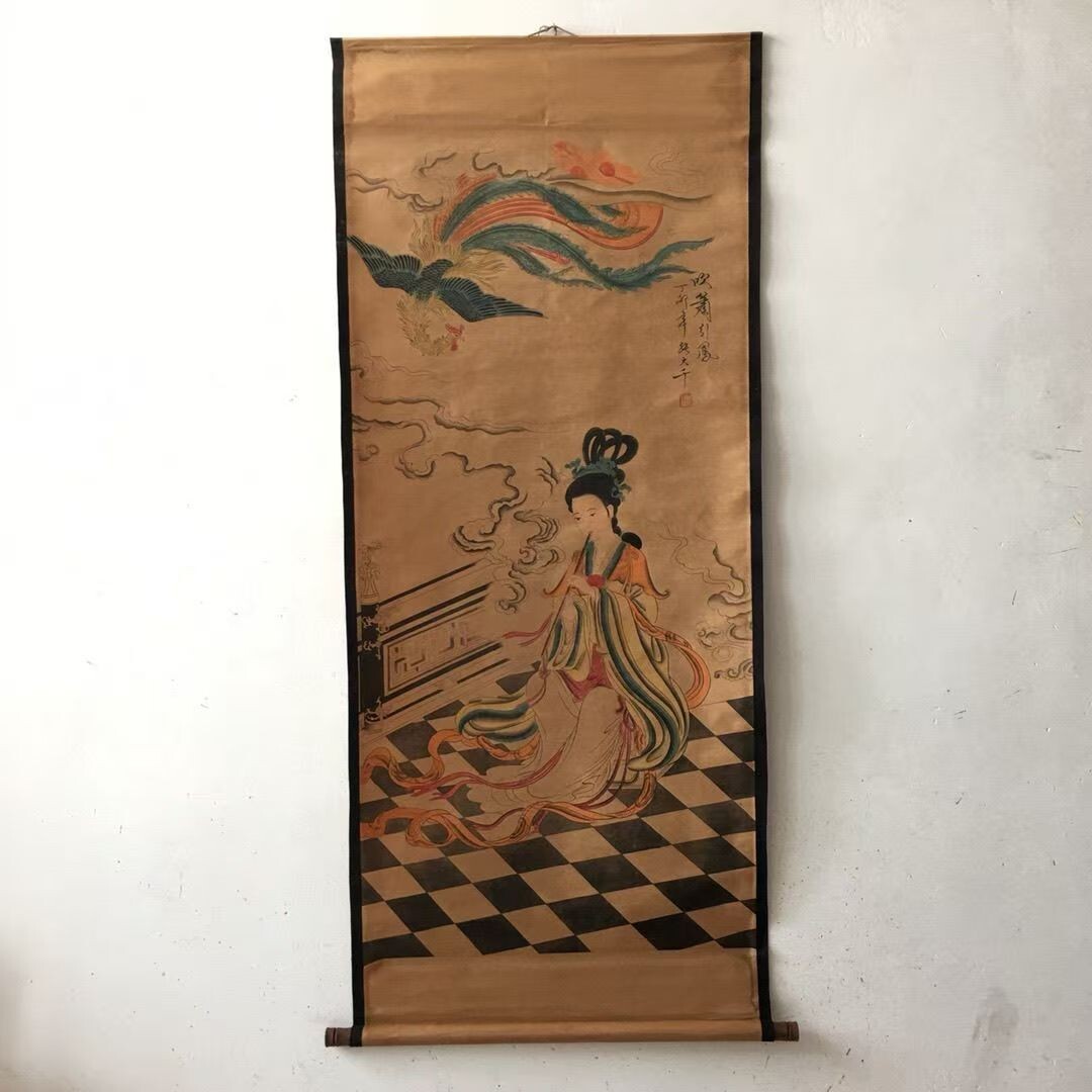 模写 肉筆 中国近現 代の有名な画家書道 家 画家李可染の書道作品!中古保証! 模写 肉筆 中国近現 代の有名な画家書道 家 画家李可染の書道