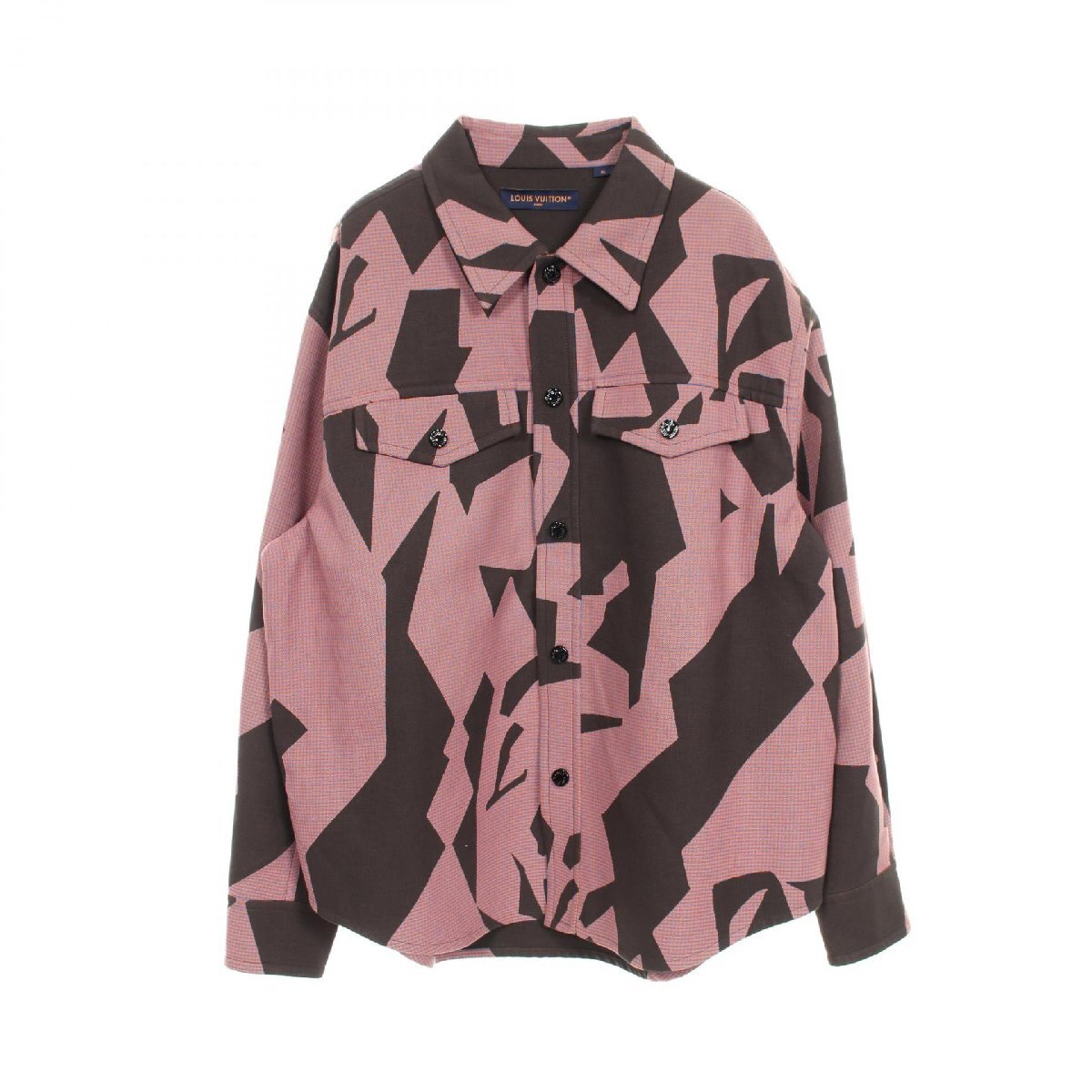 ルイ・ヴィトン ダブルフェイス オーバー シャツジャケット ブランドオフ LOU