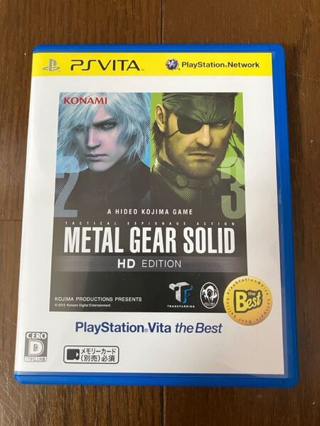METAL GEAR SOLID HD EDITION PlayStation the Best PS Vita メタルギア ソフト ゲーム