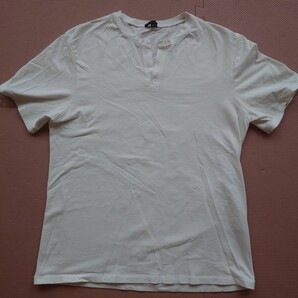 Theory セオリー 半袖Tシャツ キーネック 白 size40