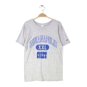 【送料無料】80s チャンピオン USA製 ヴィンテージTシャツ 88/12 NFL インディアナポリスコルツ トリコタグ 3段プリント アメフト @BD0053
