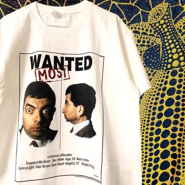 Mr Bean 半袖 reprint Tシャツ 夏 新品 お洒落 XL 2XL ミスタービーン リプリント Tシャツ 半袖 メンズ 新品 個性的 黒 XL