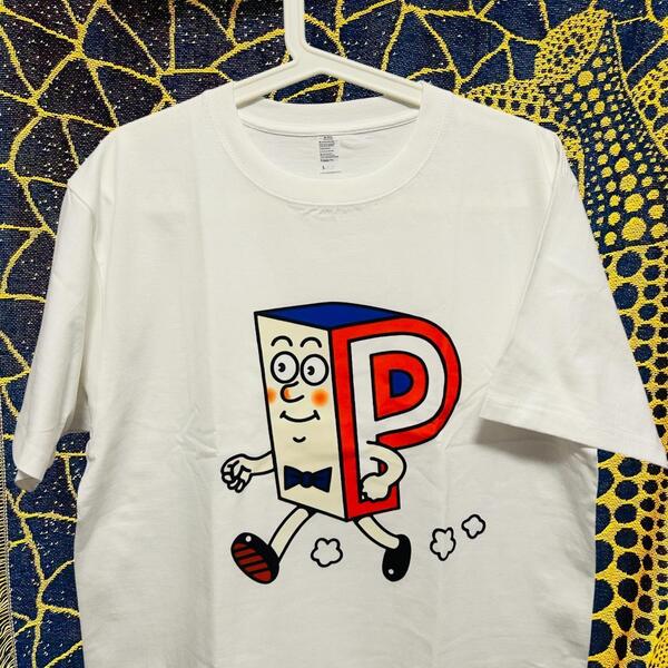 ポンキッキーズ 半袖 Tシャツ 夏 新品 お洒落 XL 2XL ホワイト Pちゃん アバンギャルド リプリント Tシャツ 半袖 メンズ 新品