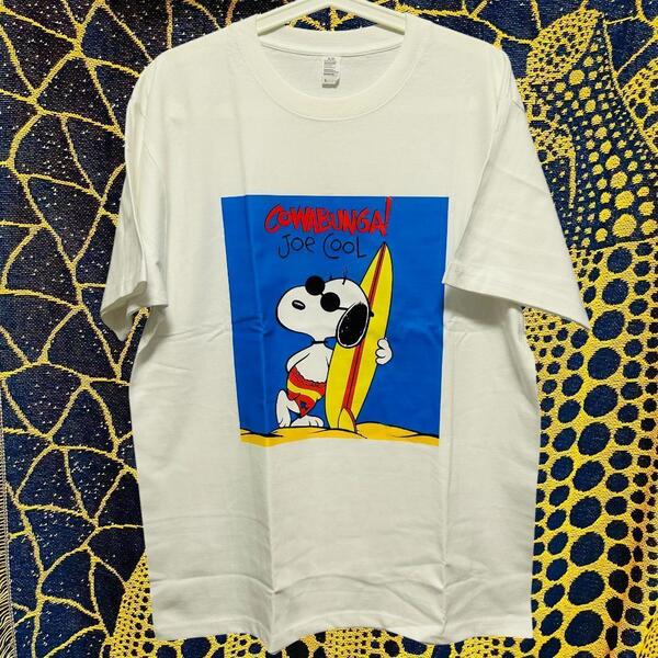 Snoopy レトロ 半袖 Tシャツ 夏 新品 お洒落 XL 2XL ホワイト 海 スヌーピー 夏 リプリント Tシャツ 半袖 メンズ 新品 白 白T 可愛い