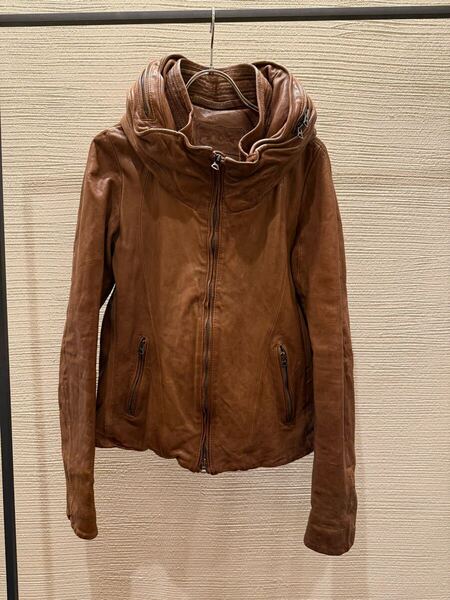 00s goa leather gimmick bono jacket y2k japanese label ifsixwasnine share spirit kmrii rick owens julius l.g.b. civarize midas