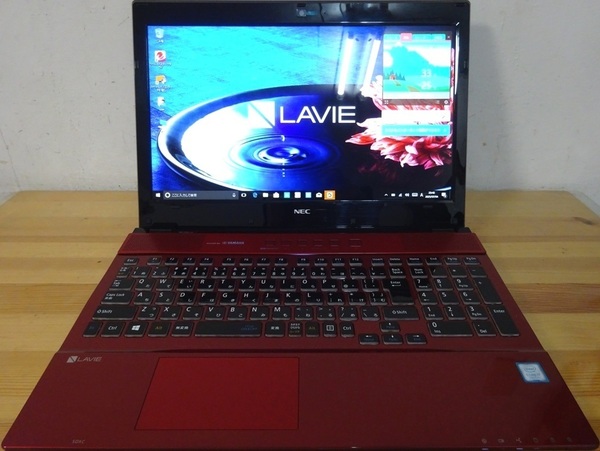 NEC ノートパソコン LAVIE Note Standard PC-NS750GAR/Core i7-7500U 2.7GHz/8GB/1000GB/BD/中古特価良品
