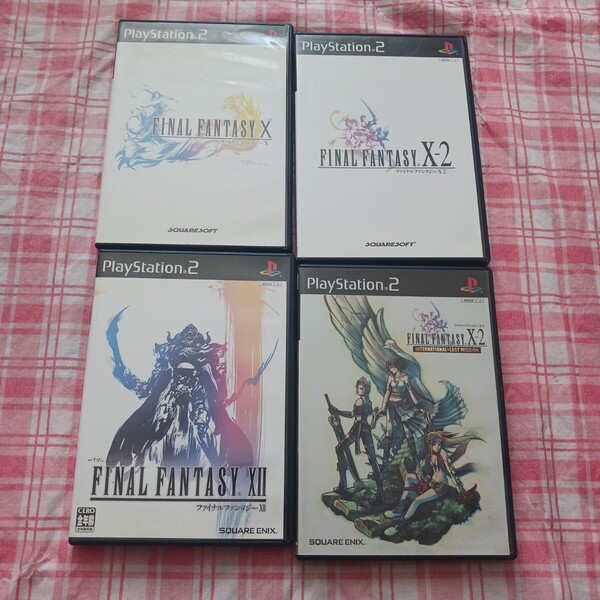PS2 FINAL FANTASY X X-2 International 4本セット プレステ2 ファイナルファンタジー FF プレイステーション2 インターナショナル 007
