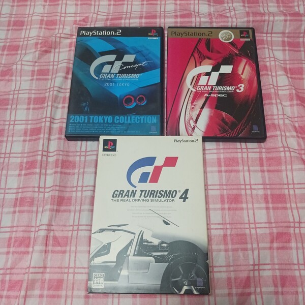 PS2 グランツーリスモ GRAN TURISMO 3 A-Spec 2001 Tokyo Collection 4 限定版 3本セット GRANTURISMO グランツー リスモ プレステ2 023