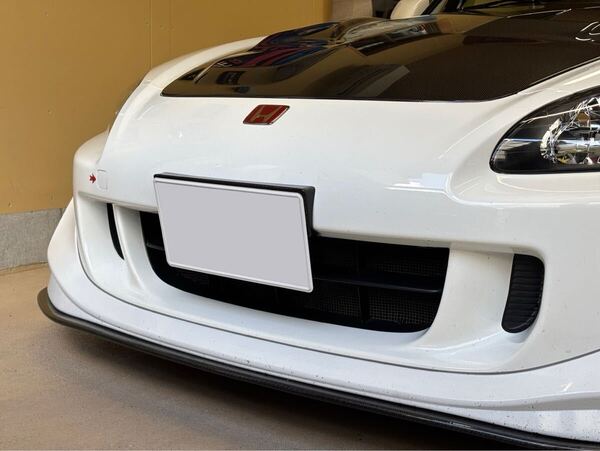 ホンダ S2000 ナンバーベース ドライカーボン綾織 クリア塗装済み