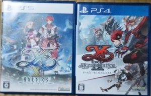 PS5 イース X NORDICS +PS4 イース IX Monstrum NOX (2本セット)