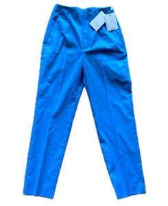 UNITED ARROWSP/TA シャイニー ドライ スリムパンツカラー TURQUOISE