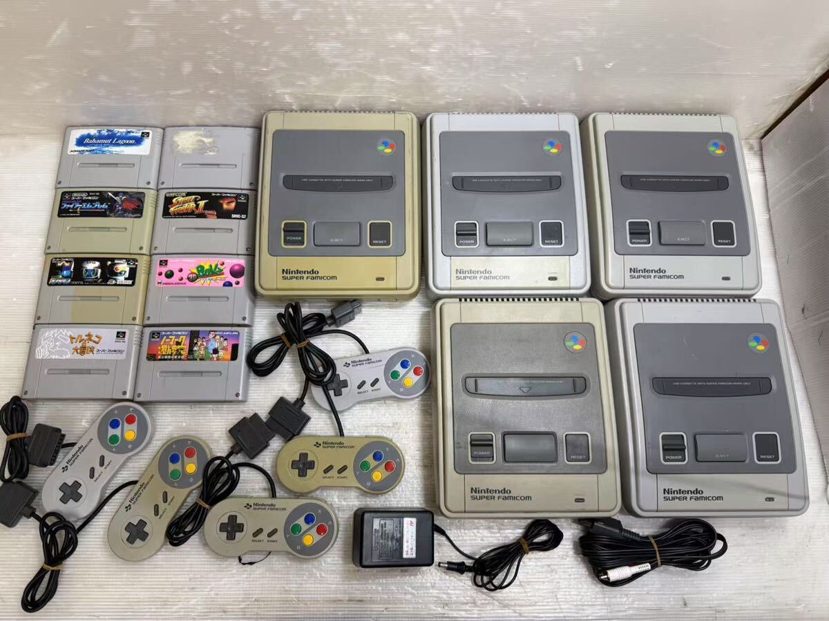 スーパーファミコン本体、ハードケース、ソフト38本セット(動作確認済) スーパーファミコン本体、ハードケース、ソフト38本セット(動作
