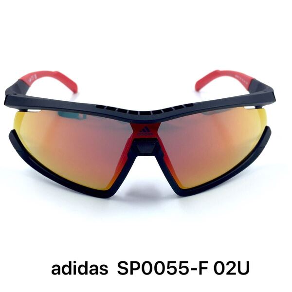 adidas アディダス サングラス SP0055-F 02U Sunglasses Black アジアンフィット AsianFit