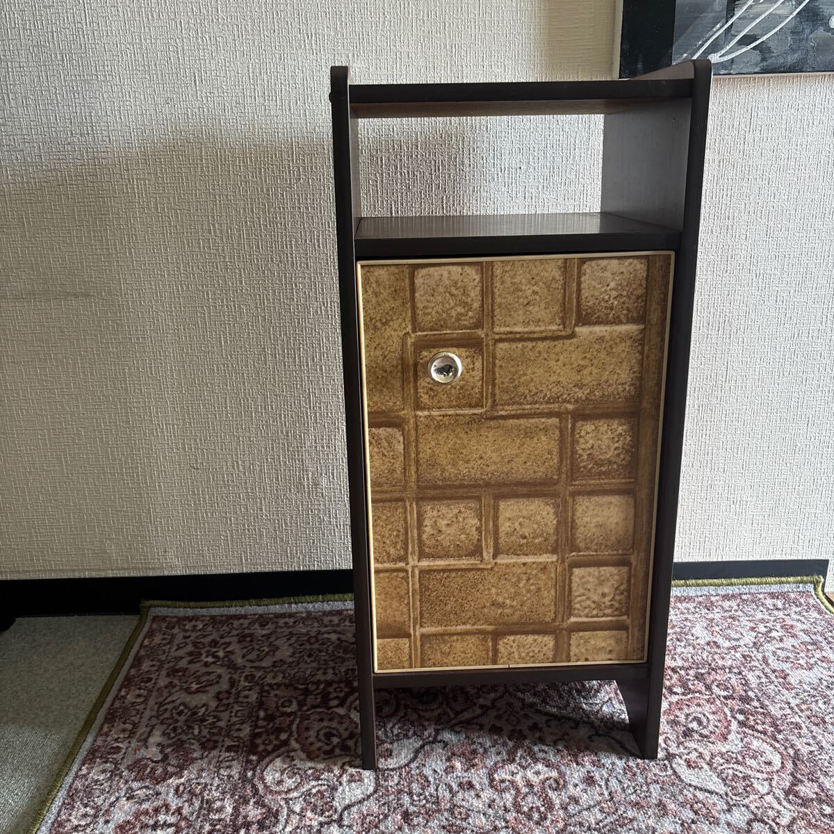 kemo*電話台 棚 昭和レトロ 木製 当時物 インテリア kemo*電話台 棚 昭和レトロ 木製 当時物 インテリア 電話台
