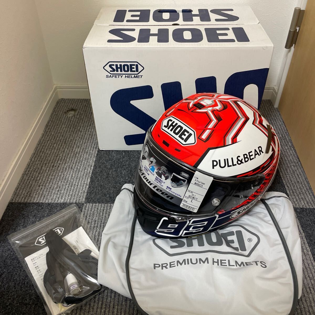 SHOEIアクセサリーマルケス5 キーホルダー限定品未開封 SHOEI アクセサリー マルケス5 キーホルダー 限定品 未開封