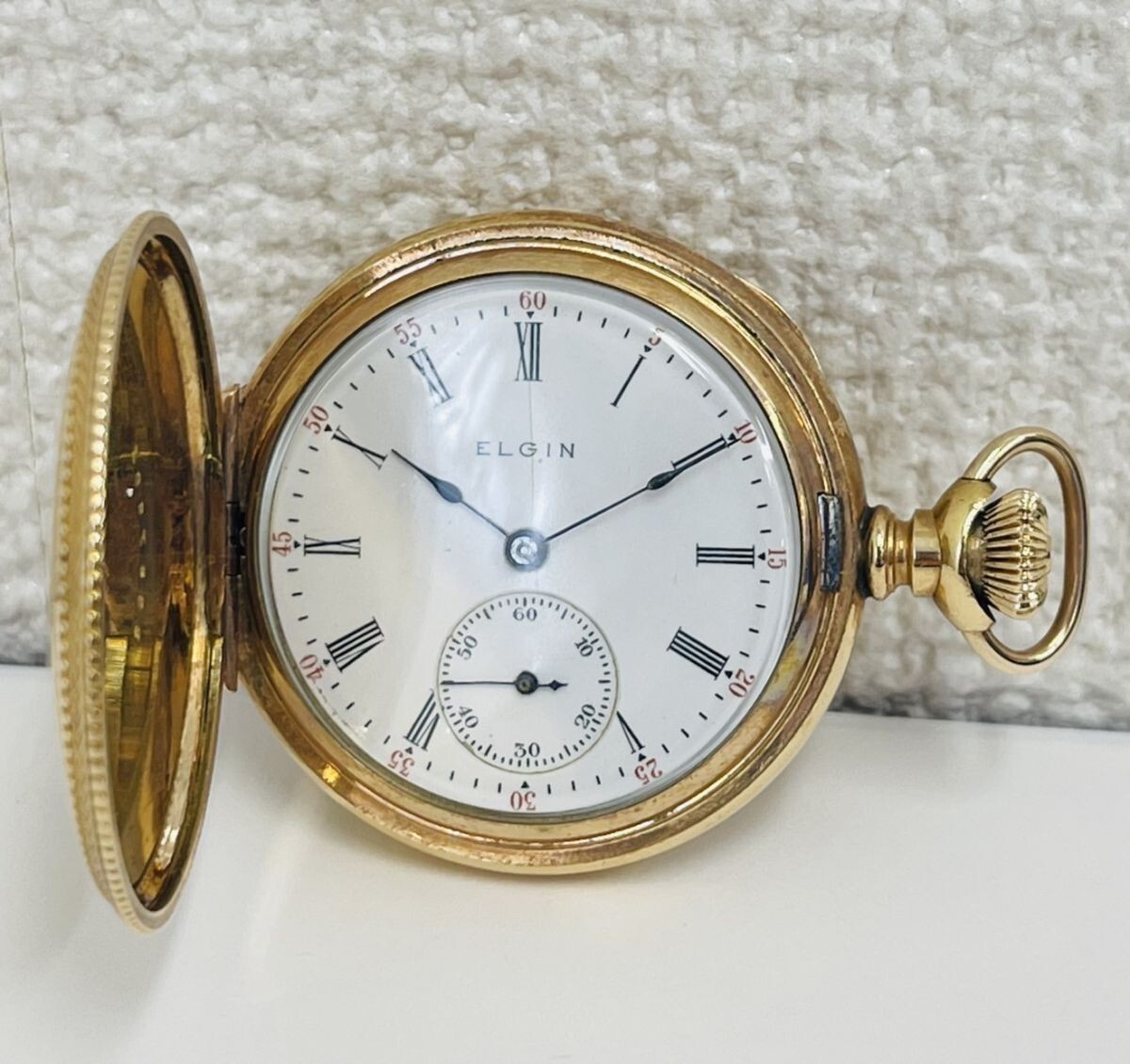 ELGIN ゴールド懐中時計 手巻き Yahoo!オークション -「elginエルジン懐中時計」(手巻き) (機械