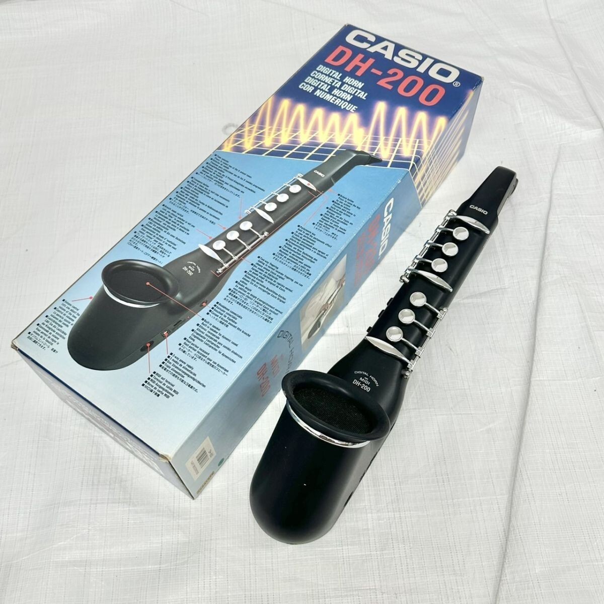 ジャンク品 カシオ CASIO デジタルホーン DH-200 電子サックス Yahoo!オークション -「casio dh-200」の落札相場・落札価格