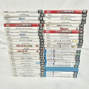 J067-■ Nintendo 任天堂 Wii WiiU ソフト50本まとめセット 太鼓の達人/ワンピース/スプラトゥーン/スマブラ/桃鉄/IJ