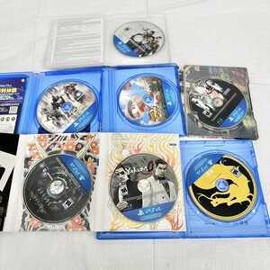 M116-W19-817 SONY ソニー PlayStation4 プレステ4 PS4 ソフト7点セット 龍が如く海外版/フォーオナー/パワプロ/他 IJ