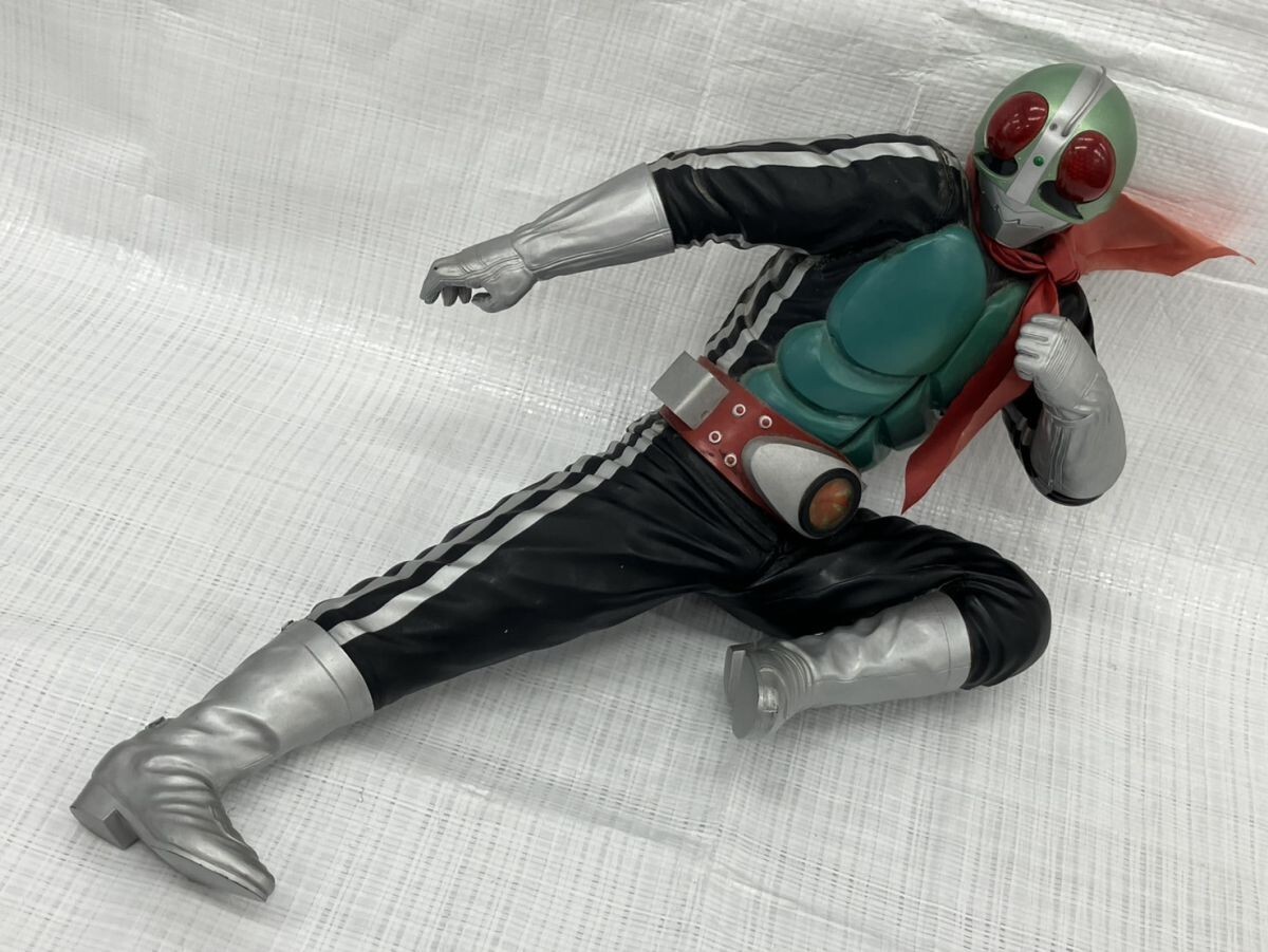 希少　当時物　仮面ライダー フィギュア　昭和レトロ　石森プロ　東映 昭和 歴代 仮面ライダー 12 体 勢ぞろい 日本製 希少ソフビ