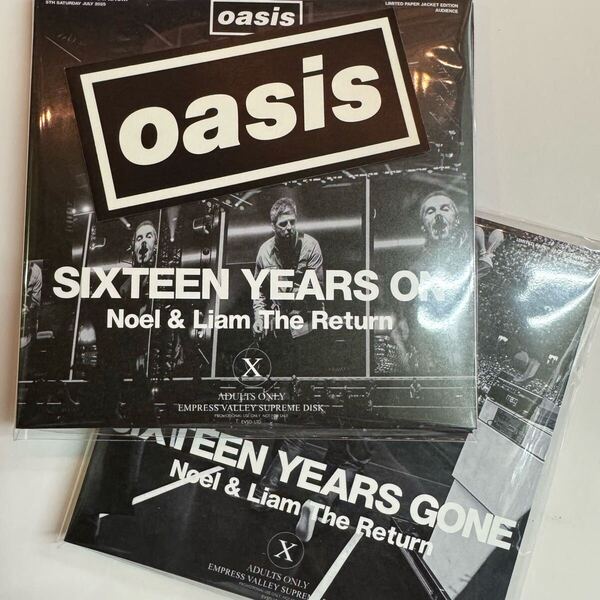 OASIS / SIXTEEN YEARS GONE & ON 限定セット (4CD) ステッカー付き!数量限定★