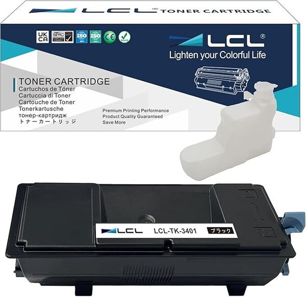 LCL Kyocera用 京セラ用 TK-3401 TK3401 (1パック ブラック) 互換トナーカートリッジ 対応機種:Kyocera ECOSYS PA4500x MA4500ifx 0706