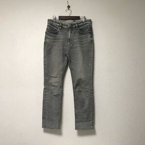 本物ノンネイティブnonnativeコットンストレッチスキニーデニムパンツメンズサーフアメカジミリタリーストリートゴルフグレー00XS日本製