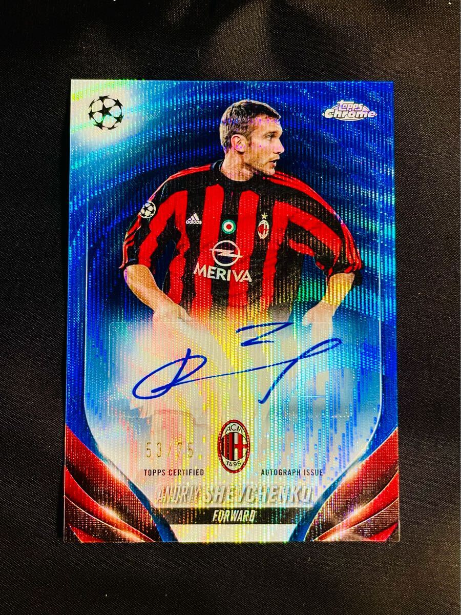 元代表　アンドレイ シェフチェンコ チェルシー　直筆サイン入りフォト 元ウクライナ代表 アンドレイ シェフチェンコ チェルシー 直筆