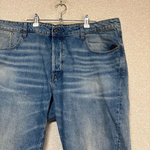 【ビッグサイズ】 ジースターロウ G-Star RAW ARC 3D RELAXED TAPERED デニムパンツ ジーンズ テーパード 立体裁断 1002905 W102㎝相当