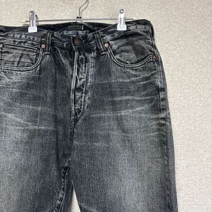 【鬼髭 ハチノス】 FULL COUNT フルカウント BLACK DENIM PANTS PD-056 ブラックデニムパンツ ジーンズ サイズ33 メンズLサイズ相当