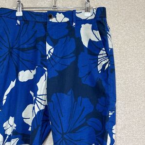 TOMMY HILFIGER トミーヒルフィガー ハーフパンツ メンズ 29 青 花柄 メンズMサイズ相当