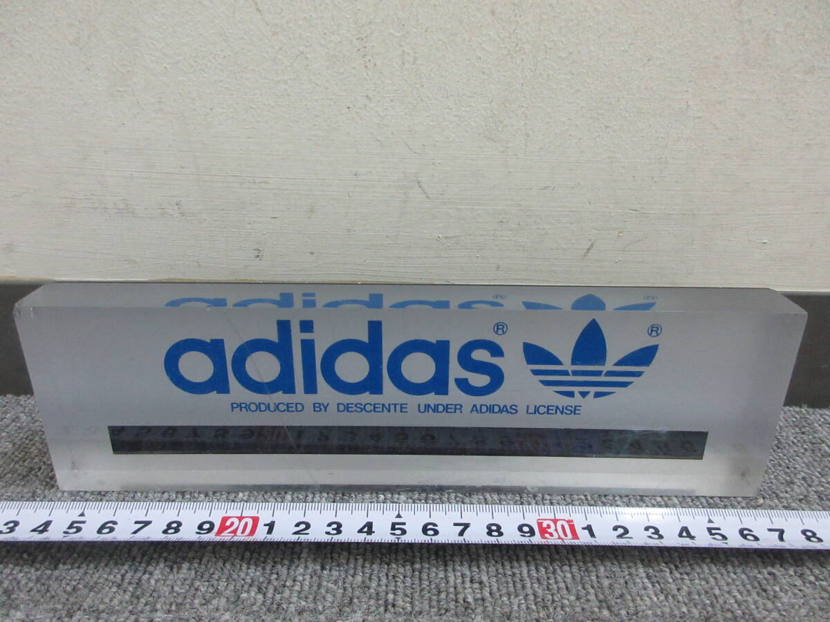 【非売品】特大アディダス 非売品店頭用電飾看板 700×700adidas激レア 非売品】特大アディダス 非売品店頭用電飾看板 700×700adidas激