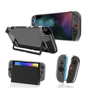 Nintendo Switch2 専用 クリアハードカバー クリアケース PC素材 高透明度 本体カバー ニンテンドースイッチ2 透明カバー ケース